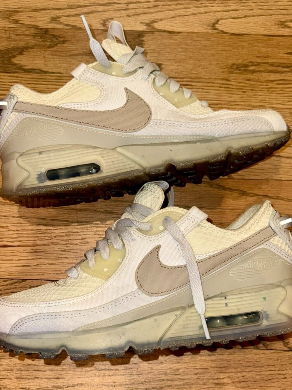 NWOB Nike Air Max 90 Terrascape White Light Iron Ore size 7.5